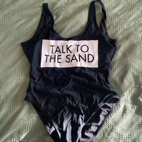 Talk to the sand one piece swimwear - Picture 1 of 2